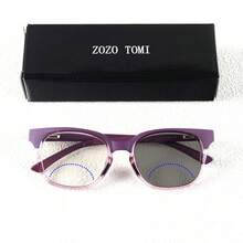 双焦点变色老花镜，近视远视均清晰，视野宽阔，TR镜框材质，时尚百搭 - 白色 - 查看 23