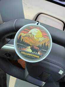 Rearview Mirror Decor - Car Air Freshener - Long-Lasting Fragrance, Keeps Vehicle Interior Fresh And Pleasant, Ideal Gift, Car Vent, Ocean Breeze Scent, Car Diffuser, Natural Essential Oils, Cartoon Design, Suitable For Rearview Mirror, Car Pendant - Cartoon Style Fragrance Bottle, Long-Lasting Scent, Deodorize Car Interior, For Rearview Mirror, Vent Clip, Home And Office Decor