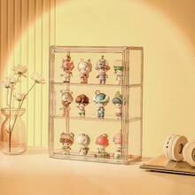 Acrylic Tabletop Display Cabinet, Transparent Dust-Proof Collectible Storage Showcase - Multicolor - View 2
