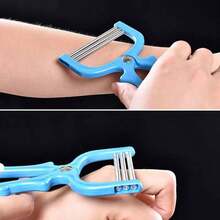 1 件面部剃须器、身体脱毛工具、唇部和面部脱毛器、弹簧镊子面部脱毛工具 - 彩色 - 查看 4