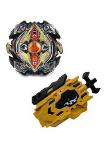 (Set Of) Burst Spinning Top Surprise Gift - Spinning Top + Launcher, Can Be Used For Left & Right Spinning, Surprise Gift - Multicolor - View 3