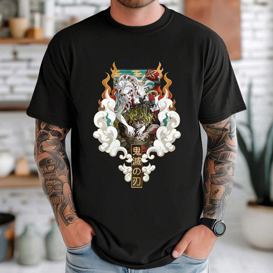 PLAYERA GYM ANIME SLAYER FITNESS LEG DAY MUSCLE MEMES MODA CASUAL URBAN ...