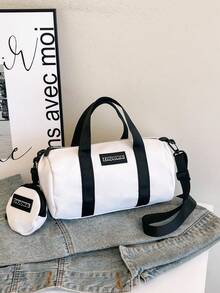 حقيبة كتف نسائية كورية الطراز، حقيبة يد نايلون متعددة الاستخدامات للسفر والتنقل، حقيبة يد وسادة للنساء، حقيبة كاجوال للكتف والرسائل، حقيبة صغيرة متضمنة لاكسسوارات المدرسة والأغراض المدرسية