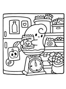 1pc Little Spooky : 42 Page Coloring Book For Adults And Teens, Easy Colouring Book Super Cute Designs Of Cozy, Hygge Spaces For Relaxation (Cozy Spaces Coloring) .Back To School Season School Supplies A Relaxing Gift For Friends, Couples, And Family