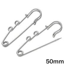 10pcs Large Pins Brooch Blank Base With 1/2/3/4/5 Loops Rings For DIY Jewelry Clothes Craft Making Supplies Accessories