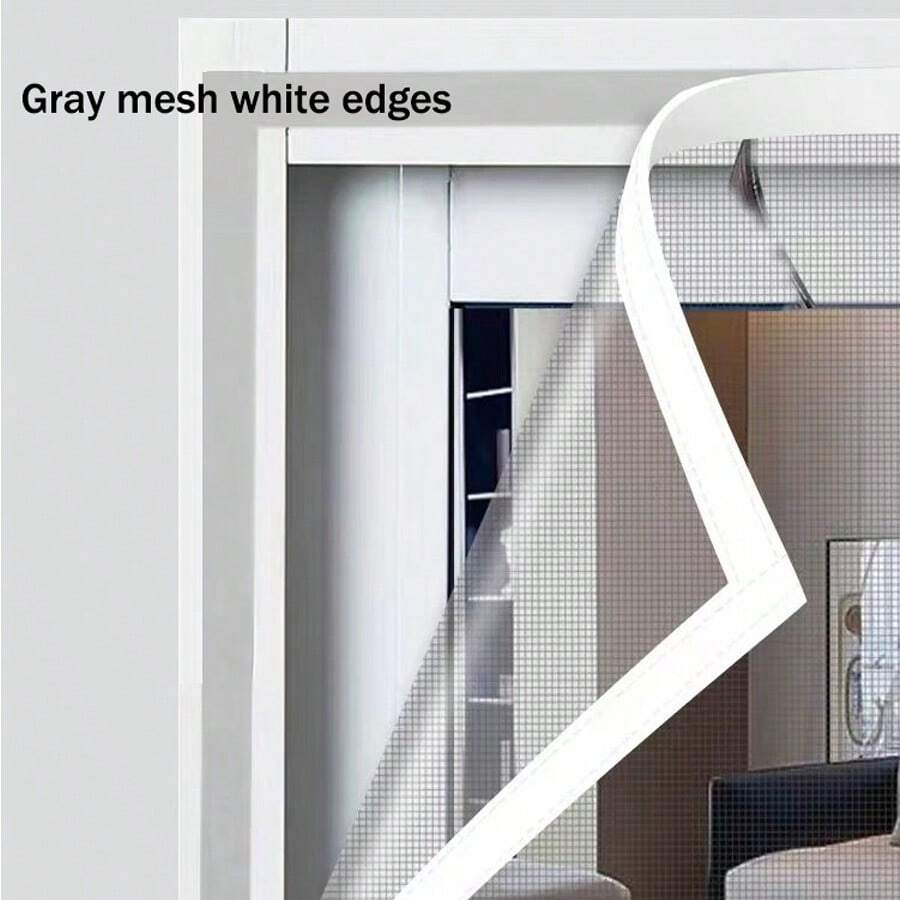 1 Piece Of Mosquito-Proof Screen Self-Adhesive Window Screen Is Non-Porous, DIY Cutting, Easy To Install, Summer Household Invisible Screen