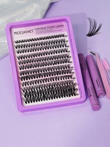 DIY Large Capacity 40D Hot Melt Fluffy Natural Voluminous Lengthening Separated Lashes