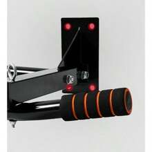 Home Wall-Mounted Pull-Up Bar, Multi-Functional Horizontal Bar, Fitness Training Equipment, Home Strength Training Equipment, Upper Body Exercise Equipment, Indoor Wall-Mounted Horizontal Bar, A Must-Have Durable Steel Training Rack For Home Gyms. - Double Color Wall Horizontal Bar With Rod - View 6