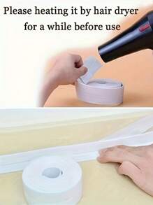 1PC Waterproof Mildew-Proof Toilet Caulk Strip, Self-Adhesive Sealing Tape For Kitchen Bathroom, Bathroom Waterproof Tape To Avoid Wet, Kitchen Sink Beautiful Seam Stickers