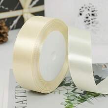 1 pieza Cinta tejida colorida de 2.5 cm de ancho x 21 m de largo para decoración de bodas, envolver regalos, manualidades DIY, ramos de flores, pasadores de cabello - Multicolor - View 29
