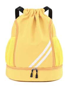 SEYATULLH Mochila de senderismo deportiva con bolsillo de cordón, bolsa de baloncesto, yoga y fitness de gran capacidad para exteriores