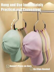 8/4/1 Pezzi Scatola portaoggetti per cappelli, Rastrelliera appendiabiti per cappelli, Supporto multifunzione per esposizione di cappelli