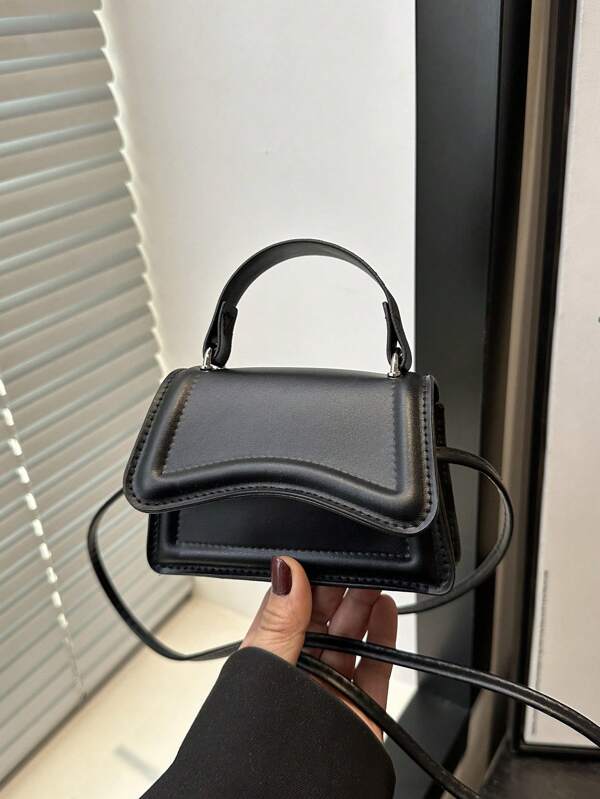 Fashion Solid Colour Simple Mini Handbag, Ladies Underarm Crossbody Bag For Shopping, Purse, Shopping, Young Women, College Students, Newcomers, White Collar. They Are Perfect For Office, College, Work, Business, Commuting, Outdoor Activities, Travelling And Excursions.