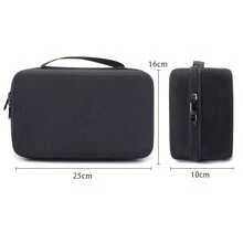 Multi-Sizes Waterproof Hard EVA Case Storage Bag Travel Motorcycle Charger Bag Shockproof Protect Electric Car Power Organizer