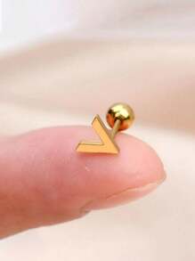 1PC Stainless Steel Tiny Stud Earrings Heart Star Moon Cross Butterfly Snake Mini Earrings Helix Cartilage Tragus Lobe Standard Conch Flat Ear Piercing Jewelry