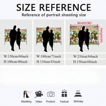 Jungle Animal Happy Birthday Theme Background, Suitable For Birthday Party Banner Decor, Photography Backdrop, No Electricity Needed - 杏色 - 查看 2