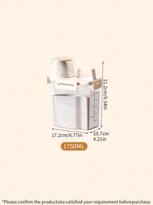 1 szt. / 2 szt. Pojemnik na karmę dla zwierząt, słoik do przechowywania karmy dla kotów, 3000 ml / 2500 ml / 1750 ml pojemnik do przechowywania karmy dla kotów lub psów, szczelna i odporna na wilgoć pokrywa z wagą, wygodny do dostarczania karmy dla zwierząt w razie potrzeby, głównym celem jest zapobieganie wilgoci karmy dla kotów/psów i powstrzymywanie zwierząt przed kradzieżą karmy, ułatwiające przechowywanie karmy dla zwierząt. Domowe pudełko do sortowania i przechowywania karmy dla zwierząt