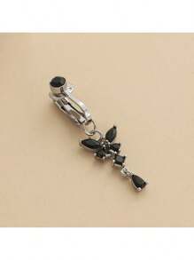 1Pc Fake Belly Ring Butterfly Not Real Piercing Clip On The Navel For Woman Gift