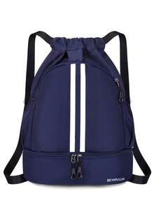 SEYATULLH Mochila de senderismo deportiva con bolsillo de cordón, bolsa de baloncesto, yoga y fitness de gran capacidad para exteriores