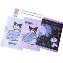 Sanrio Cuaderno de línea de coche tamaño B5 con imagen de Sanrio, cuaderno de diario estudiantil muy atractivo con diseño de dibujos animados