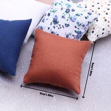 1/5/10 chiếc gối trang trí mini, đệm ghế sofa mini, gối nhà búp bê, phụ kiện cảnh nhà thu nhỏ, đồ trang trí nhà mô hình, đồ chơi Playset, đạo cụ chụp ảnh - Nhiều màu - Xem 3