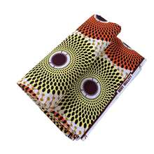 1/3/6码非洲蜡染印花布，安卡拉面料，适合制作派对礼服 - 雙色圓圈 - 查看 3