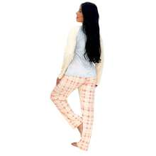 Adult Pajama Set Winter Cold Long Sleeve Comfortable Women's - 橘色 - 查看 3