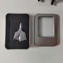 不锈钢迷你鼻毛修剪器，手动鼻毛修剪器 - 不锈钢便携式修容工具，防水设计带刷头，无需电池，男女皆宜的专业卫生护理，适合居家、旅行、通勤使用。 - 彩色 - 查看 9
