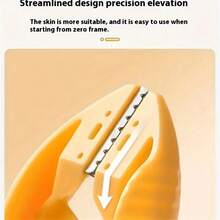 1件装多功能双头剥蒜器，浅米色手动蒜皮去除器，易剥不伤手，适用于家庭厨房，蒜瓣剥皮工具。由于光线和显示条件不同，可能存在轻微色差。 - 彩色 - 查看 5