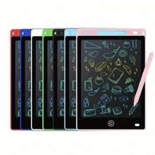 1 pièce/2 pièces/4 pièces Tablette de dessin couleur LCD, Tablette d'écriture LCD, Libérez une riche créativité pour les enfants, Équipée d'un stylet, Outil éducatif Montessori, Tableau d'écriture électronique, Tableau de dessin magique, Tableau à graffitis effaçables et colorés, Verrouillage ou effacement à un clic, Tablette d'écriture réutilisable sans poussière ni encre, Tableau d'écriture LCD