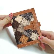 Cobbler legend Women Cardholder Short Wallet Small High-End Card Bag Designer Mini Portable Embroidery Retro Purse Cluthes Fashion Head Layer Cowhide Bank Card Bag For Women Wallet Mini Wallet Purse Wallet Small Wallet - Multicolor - View 6