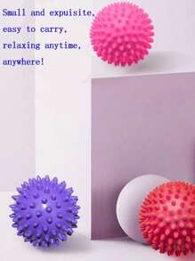 1pc Fascia Ball PVC Acupressure Massage Ball, For Shoulder, Neck, Yoga & Fitness, Relax Foot, Arm, Waist, Buttocks