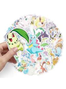 pokemon 50pcs Pokemon, Pikachu Stickers, Notebook Luggage, Notebook, Skateboard Decoration Stickers, Birthday Gift Toys, Pikachu, Handmade Sets, Are Ideal Gifts For Enthusiasts