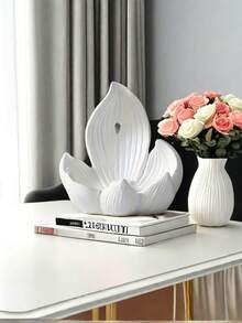 1 件莲花图案树脂多用途香炉，适用于家庭、卧室、客厅、办公室、寺庙装饰 - 彩色 - 查看 9