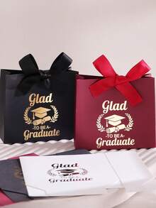 10 hộp quà tặng tốt nghiệp mini có nắp lá vàng và thiết kế bằng tốt nghiệp – Hộp đựng quà nhỏ có ruy băng satin để đựng quà tặng tiệc tốt nghiệp, kẹo hoặc đồ trang sức – Màu đen với các tùy chọn ruy băng vàng, đen và xanh lá cây – Bao bì thanh lịch và chắc chắn - Nhiều màu - Xem 3