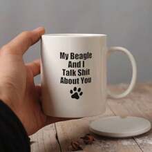 This Ceramic Mug With A Simple Text Pattern Is Machine-Washable, And Microwave-Safe. It Can Be Used To Hold Milk, Coffee, Tea And Other Beverages. It Is Especially Suitable For Various Scenarios Such As At Home And In The Office Back To School
