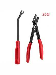 Automotive Disassembly Tool Set – Headlight Lens Pliers And Rubber Buckle Screwdriver For Removal Of Plastic Fasteners Clips And Interior Components