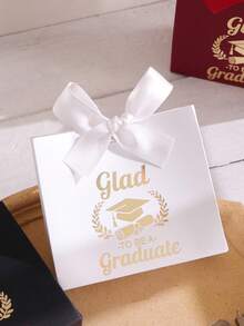 10 hộp quà tặng tốt nghiệp mini có nắp lá vàng và thiết kế bằng tốt nghiệp – Hộp đựng quà nhỏ có ruy băng satin để đựng quà tặng tiệc tốt nghiệp, kẹo hoặc đồ trang sức – Màu đen với các tùy chọn ruy băng vàng, đen và xanh lá cây – Bao bì thanh lịch và chắc chắn - Nhiều màu - Xem 8