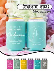 Taza aislada con texto personalizado, regalo para el padre, regalo de verano, regalo para él, recuerdo de cumpleaños divertido, bolsa para bebidas de fiesta, bolsa para taza aislada con texto de logotipo personalizado, boda, cumpleaños, despedida de soltero - Multicolor - Ver 12