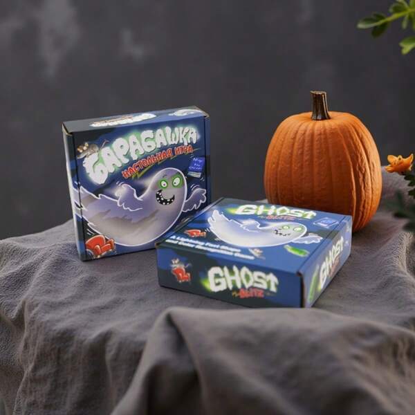 1pc GHOST BLiTZ Board Game, Party Game, RPG Is Available In English And Russian