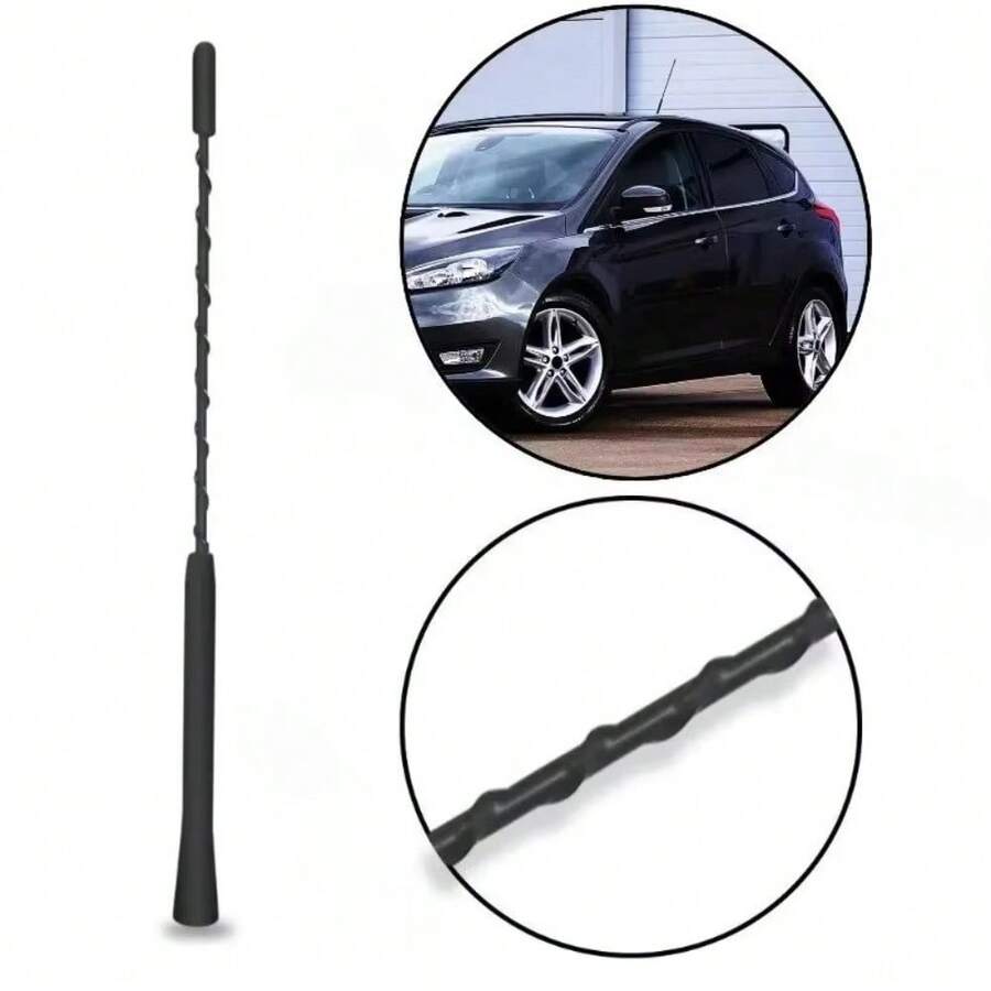 9/11/16 Inch Universal Car Roof Mast Whip Stereo Radio FM/AM Signal Aerial Amplified Antenna Mast Whip Antena Automotiva - Black - View 1