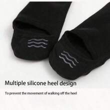 5 paires de chaussettes d'été grande taille pour hommes, chaussettes courtes pour hommes, chaussettes courtes fines, chaussettes invisibles antidérapantes en silicone, chaussettes bateau à bouche peu profonde pour hommes