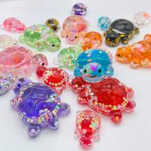 2/10pcs. Turtle Resin Pendant Glow-In-The-Dark Turtle Popular Blind Bag Resin Pendant Turtle Bag Key Chain Couple