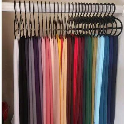 5个/10个装椭圆形围巾领带挂架，圆形衣架多功能服装展示架，节省空间