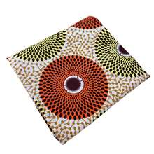 1/3/6码非洲蜡染印花布，安卡拉面料，适合制作派对礼服 - 雙色圓圈 - 查看 6