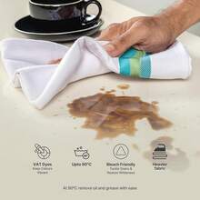 Premium Kitchen Towels (28"X20" - 12 Pack)% Natural Cotton Large Dish Cloths |   Dish Towels Kitchen With Hanging Loop, Reusable Cleaning Cloths, Lint |   Bleach Friendly |   Assorted Colors-Cll - Assorted - View 4
