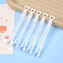 30 Stück Seifenblasen-Flaschen in Form eines verspielten Herzstabes - perfekt für romantische Anlässe, Partyfavoren und Geschenkideen - ideal für Hochzeiten, Bridal-Shower, Geburtstage, Jahrestage und Valentinstag Feierlichkeiten