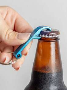 Set personalizzato da 10/30/60/120 pezzi di apribottiglie colorati, semplici apribottiglie manuali con portachiavi, compatti e portatili, accessori pratici per feste e vino, adatti per birra e acqua gassata, souvenir di matrimonio creativo personalizzato