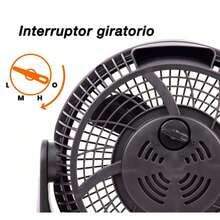 Ventilador De Piso Mytek 3354-k1 8 Pulgadas Plástico - Negro - Ver 4