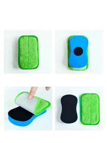 1pc Removable Board Eraser Water-Soluble Chalk Eraser Whiteboard Eraser Creative Removable And Washable Velvet Magnetic Adsorbable Board Eraser